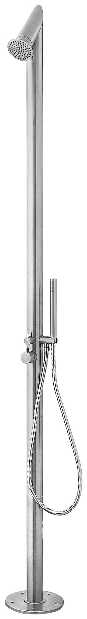Wiesbaden Buitendouche Sunset Mengkraan Met Handdouche RVS 316 Chroom