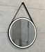 Wiesbaden Cinto Spiegel Rond Met Band - LED - Dimbaar - Condensvrij -60 Cm Zwart