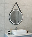Wiesbaden Cinto Spiegel Rond Met Band - LED - Dimbaar - Condensvrij -60 Cm Zwart