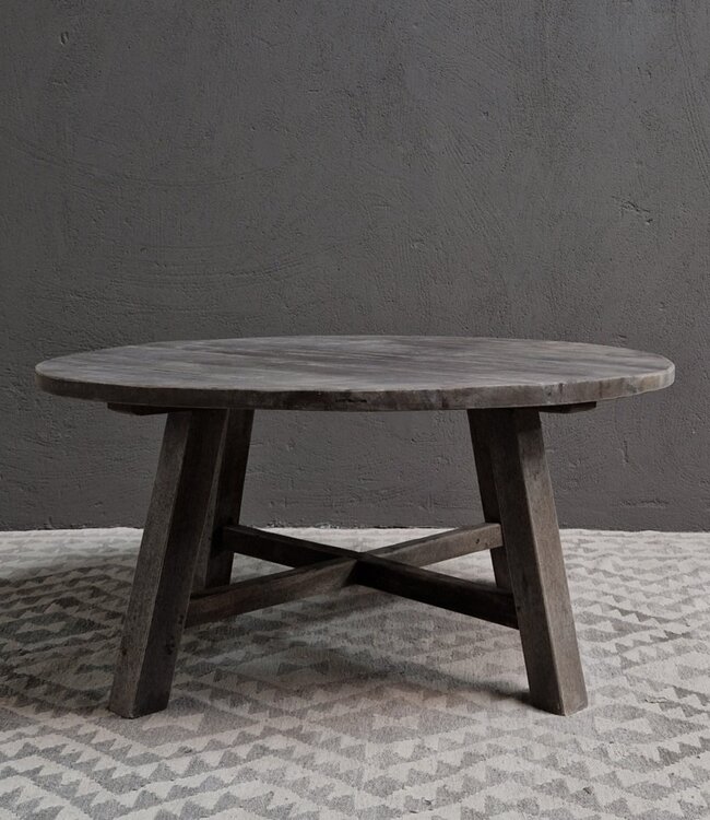 Luksa Home Collection Salontafel Swen | Antique Grey | H46 x D100 cm