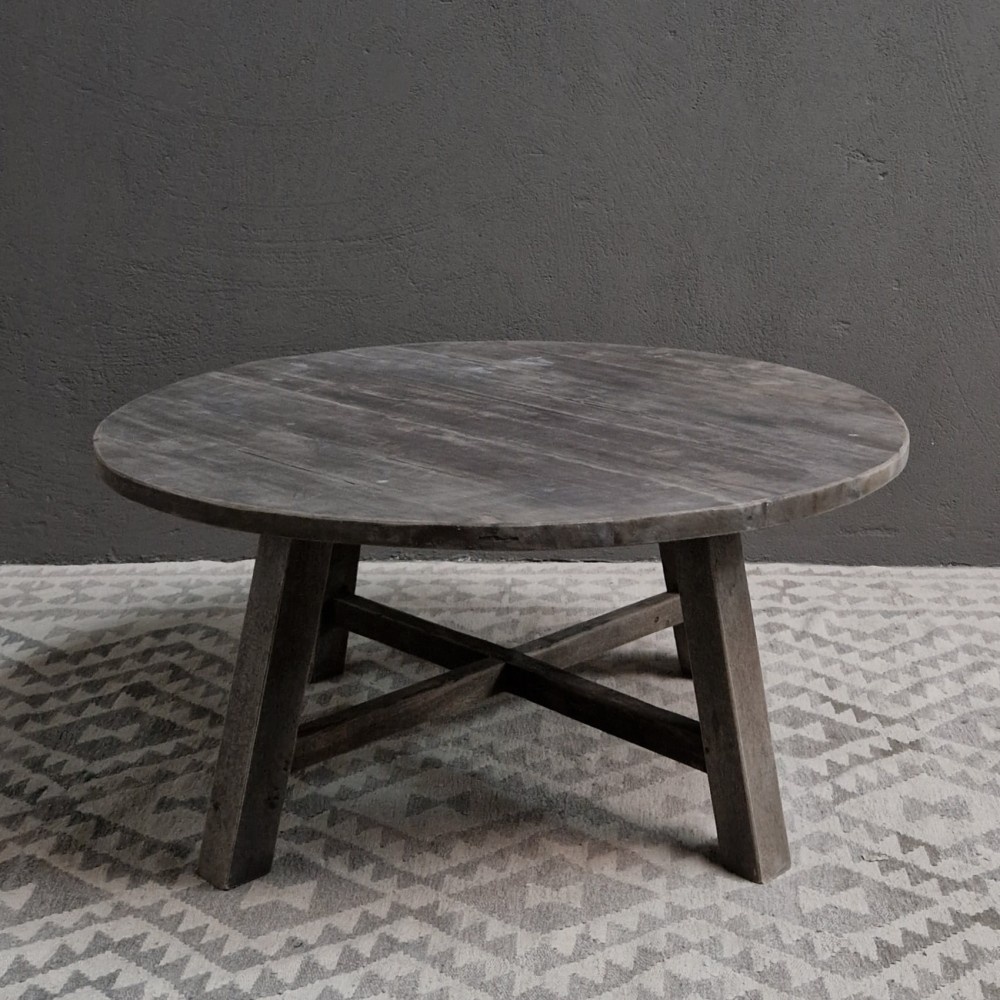 Luksa Home Collection Salontafel Swen | Antique Grey | H46 x D100 cm