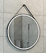 Wiesbaden Cinto Spiegel Rond Met Band - LED - Dimbaar - Condensvrij - 80 Cm Zwart