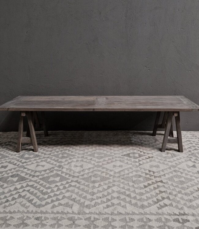 Luksa Home Collection Salontafel Adino | Antique Grey | H45 x B180 x D60 cm