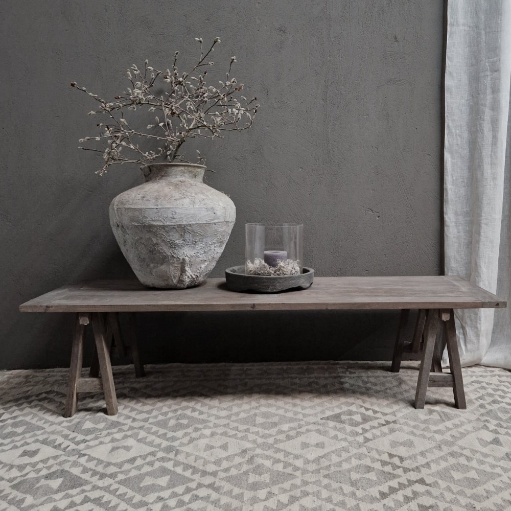 Luksa Home Collection Salontafel Adino | Antique Grey | H45 x B180 x D60 cm