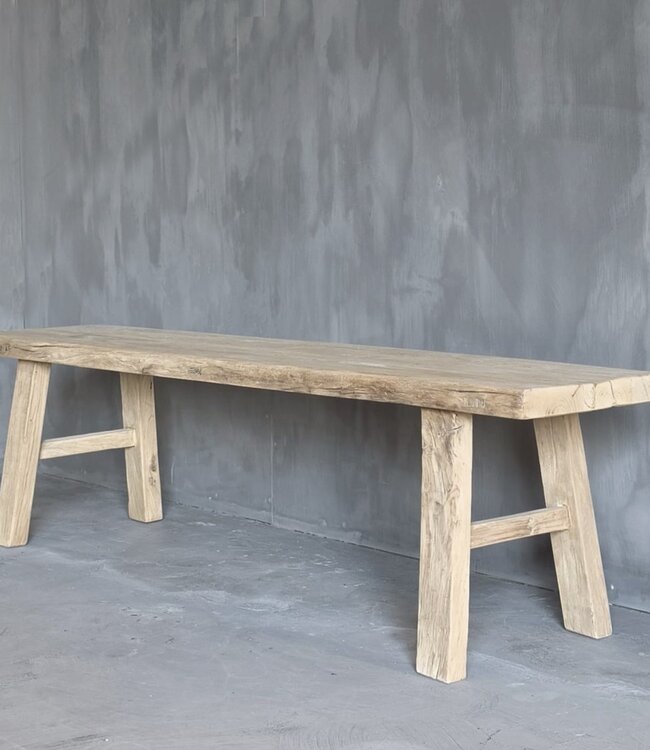Luksa Home Collection Eetkamerbank Fedde Hout B180 x D38 x H50 Cm