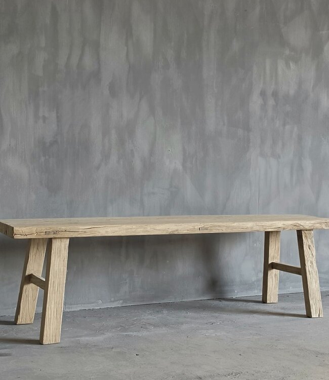 Luksa Home Collection Eetkamerbank Fedde Hout B180 x D38 x H50 Cm