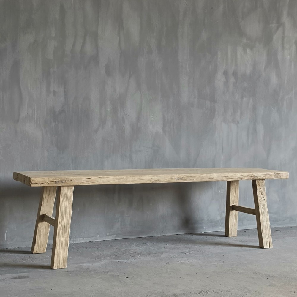Luksa Home Collection Eetkamerbank Fedde Hout B180 x D38 x H50 Cm