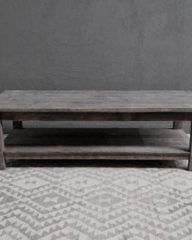 Luksa Home Collection Salontafel Auke | Antique Grey | H46 x B120 x D60 cm