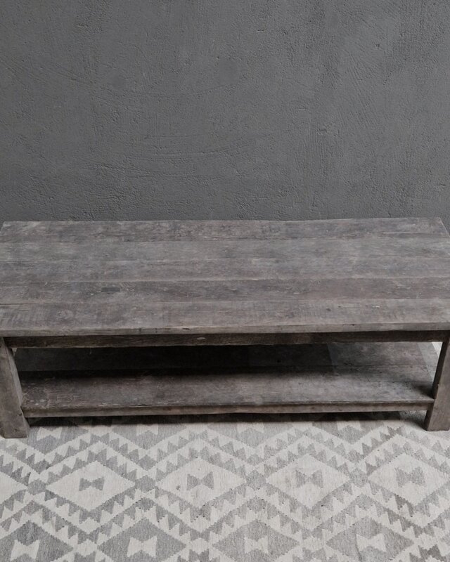 Luksa Home Collection Salontafel Auke | Antique Grey | H46 x B120 x D60 cm