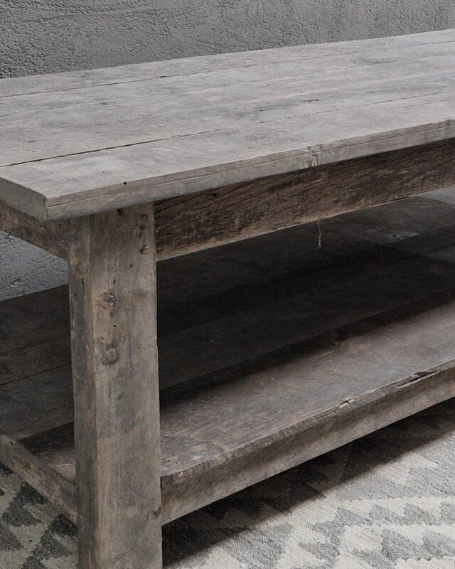 Luksa Home Collection Salontafel Auke | Antique Grey | H46 x B120 x D60 cm