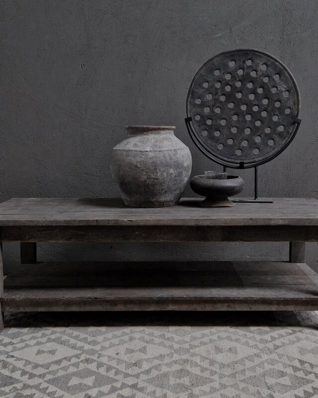 Luksa Home Collection Salontafel Auke | Antique Grey | H46 x B120 x D60 cm