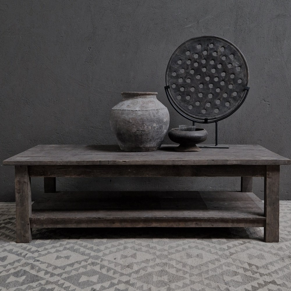 Luksa Home Collection Salontafel Auke | Antique Grey | H46 x B120 x D60 cm