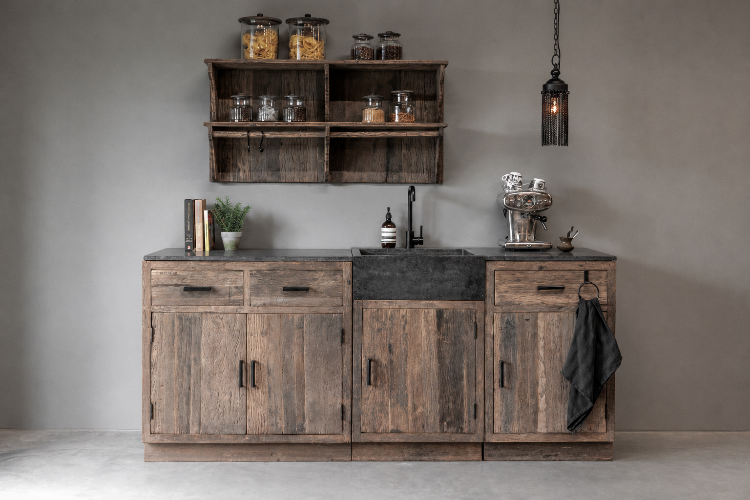 Rene Houtman Buitenkeuken Tropic Set 1 - B215 x D60 x H95 Cm