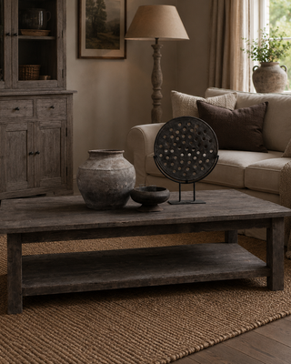Luksa Home Collection Salontafel Auke | Antique Grey | H46 x B120 x D60 cm