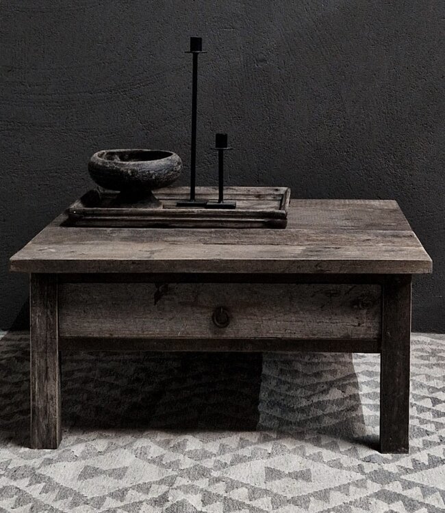 Luksa Home Collection Salontafel Tjarko | Antique Grey | H43 x B75 x D68 cm