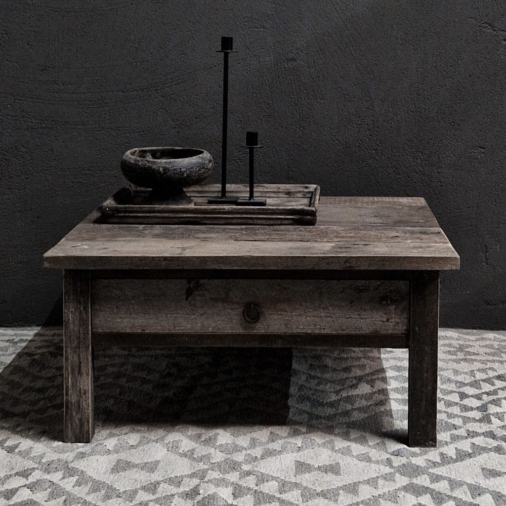 Luksa Home Collection Salontafel Tjarko | Antique Grey | H43 x B75 x D68 cm