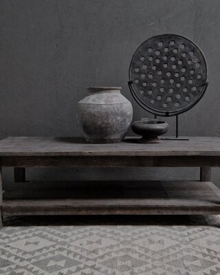 Luksa Home Collection Salontafel Auke | Antique Grey | H46 x B150 x D60 cm