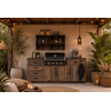 Buitenkeuken Tropic Set 2 - B215 x D60 x H95 Cm - 3 Modules
