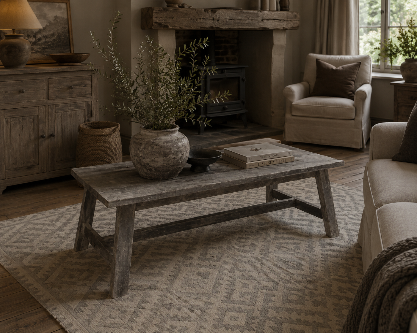 Luksa Home Collection Salontafel Cesaro | Schuine Poten | H46 x B150 x D70 cm