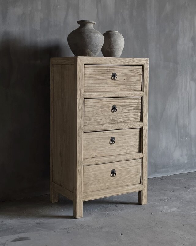 Luksa Home Collection Dressoir Vince | 4 Lades | H100 x B55 x D40 cm