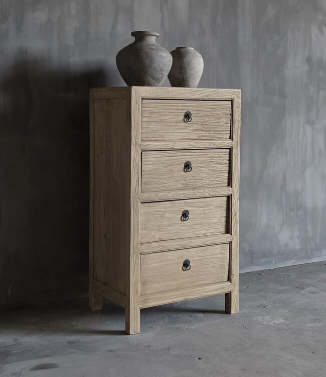 Luksa Home Collection Dressoir Vince | 4 Lades | H100 x B55 x D40 cm