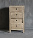 Luksa Home Collection Dressoir Vince | 4 Lades | H100 x B55 x D40 cm