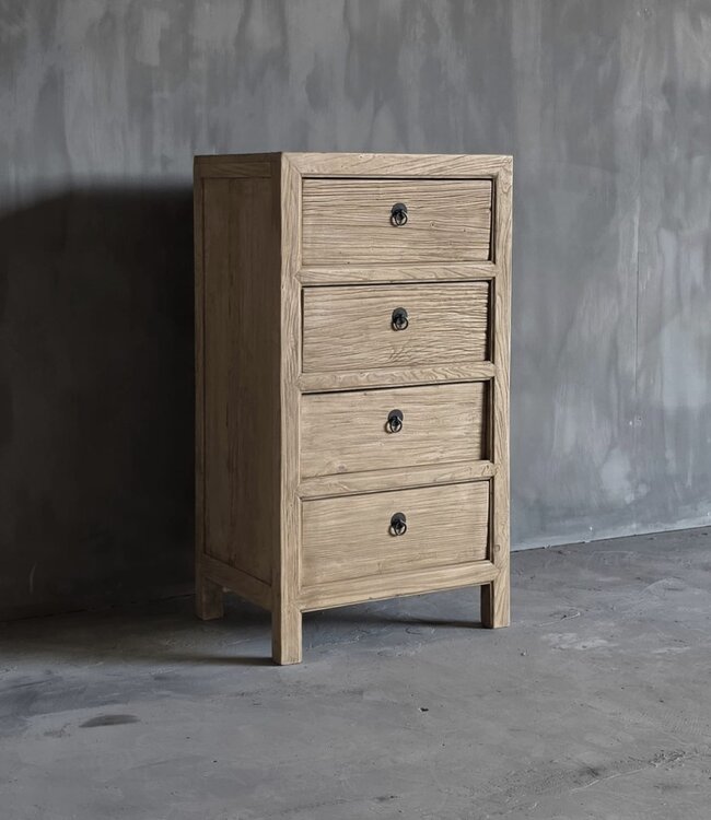 Luksa Home Collection Dressoir Vince | 4 Lades | H100 x B55 x D40 cm