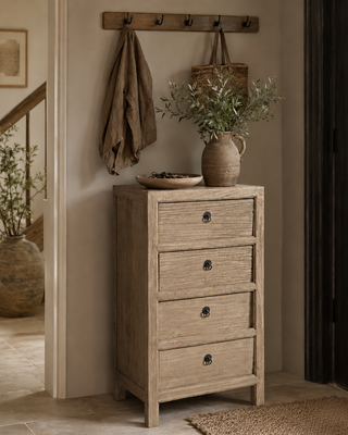 Luksa Home Collection Dressoir Vince | 4 Lades | H100 x B55 x D40 cm