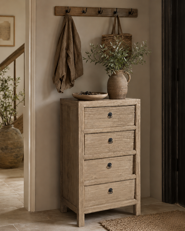 Luksa Home Collection Dressoir Vince | 4 Lades | H100 x B55 x D40 cm