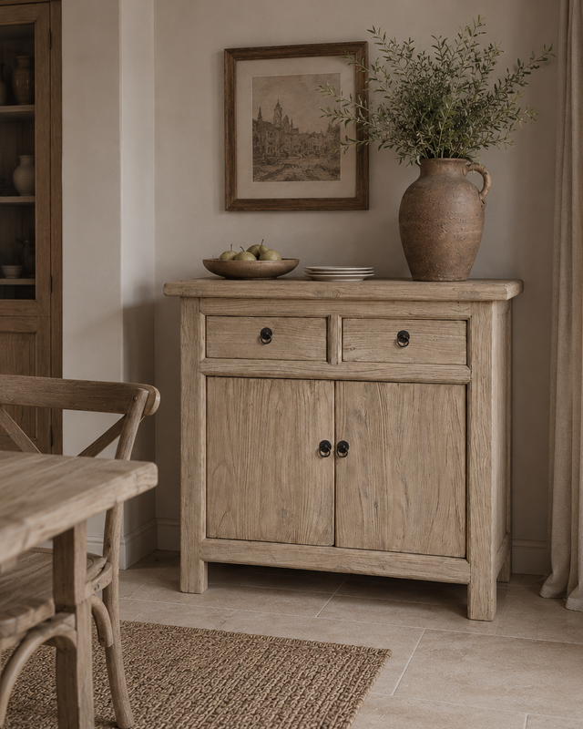 Luksa Home Collection Dressoir Freek | Naturel | H85 x B100 x D40 cm