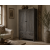 Kast Suyin | Antique Grey | H200 x B110 x D50 cm