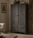 Luksa Home Collection Kast Suyin | Antique Grey | H200 x B110 x D50 cm