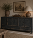 Luksa Home Collection Dressoir Maya | Mat Zwart | H83 xB200 x D45 cm