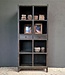Luksa Home Collection Vakkenkast Coline | Matt Black | H225 x B100 x D44 cm