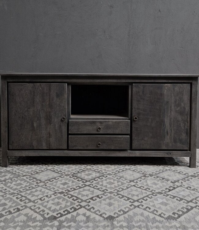 Luksa Home Collection Dressoir Stef | Antique Grey | H85 x B180 x D50 cm