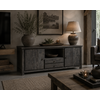 Dressoir Stef | Antique Grey | H85 x B180 x D50 cm