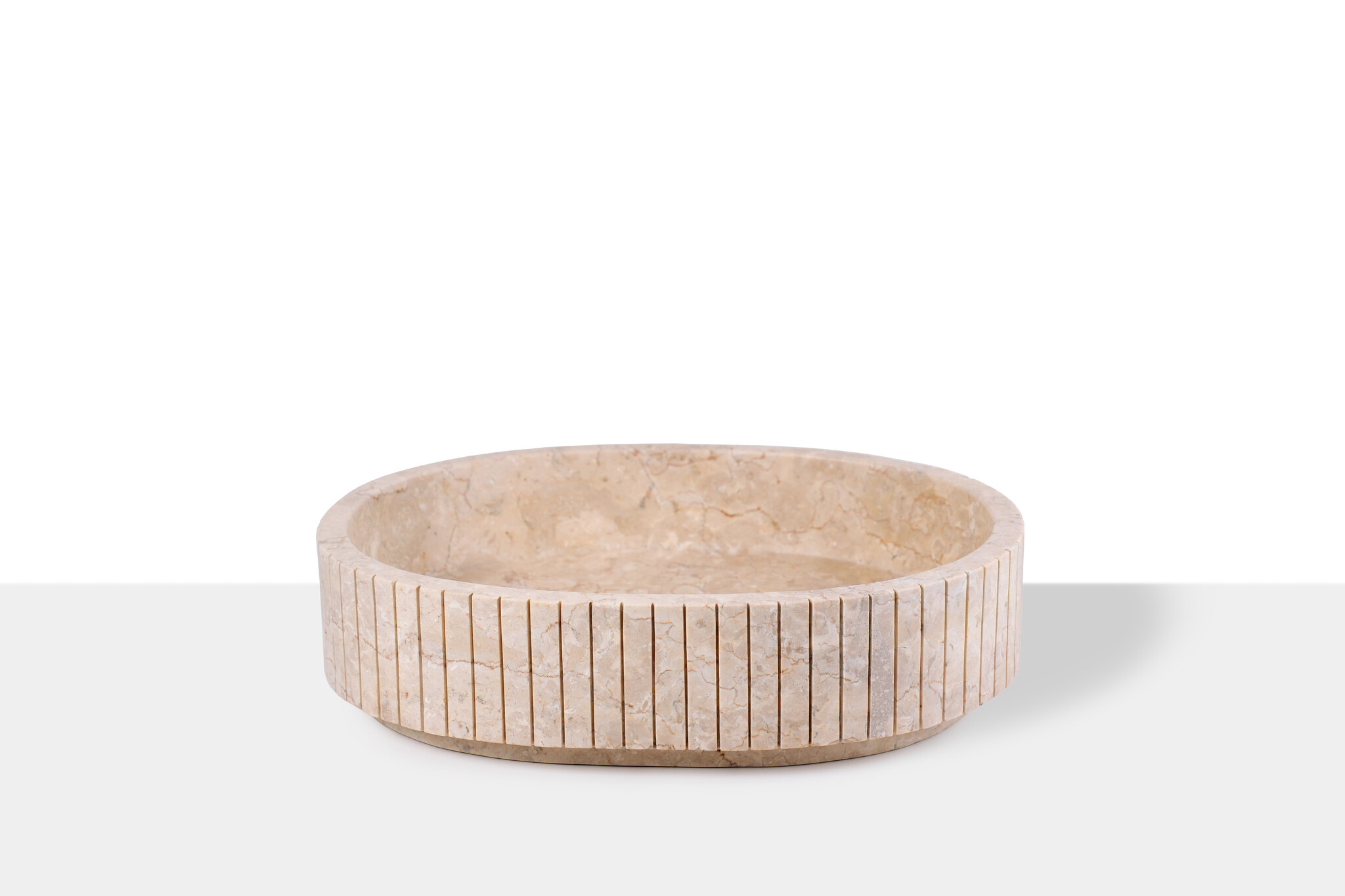 Loutro Bathroomware Waskom Jayda Ovaal | Marmer | 2 Maten