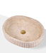 Loutro Bathroomware Waskom Jayda Ovaal | Marmer | 2 Maten