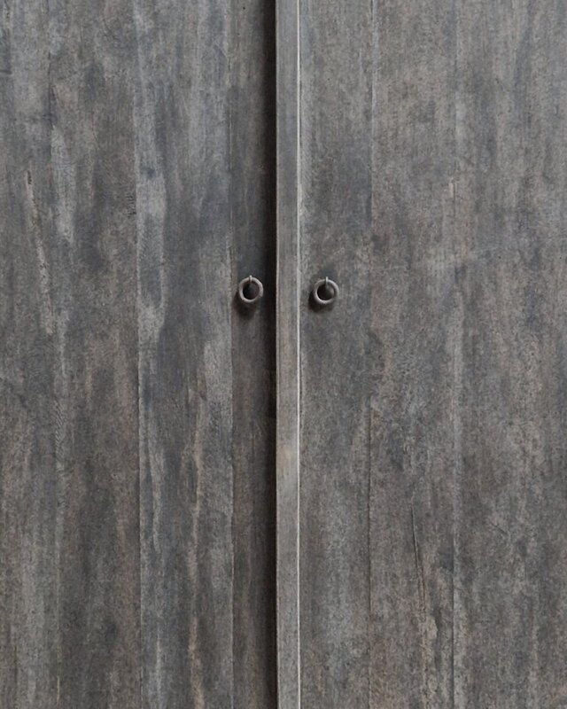 Luksa Home Collection Kast Giedo | Antique Grey | H190 x B100 x D50 cm