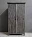 Luksa Home Collection Kast Giedo | Antique Grey | H190 x B100 x D50 cm