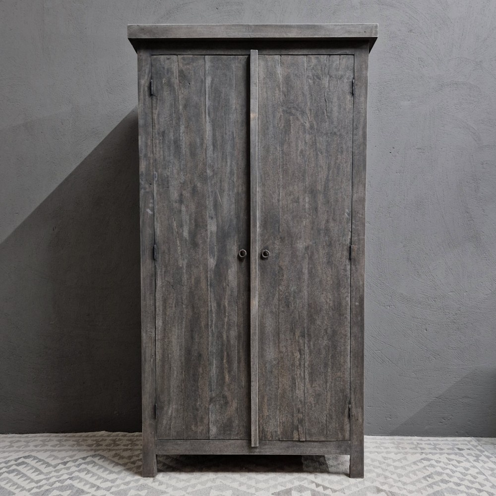 Luksa Home Collection Kast Giedo | Antique Grey | H190 x B100 x D50 cm