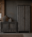 Luksa Home Collection Kast Giedo | Antique Grey | H190 x B100 x D50 cm
