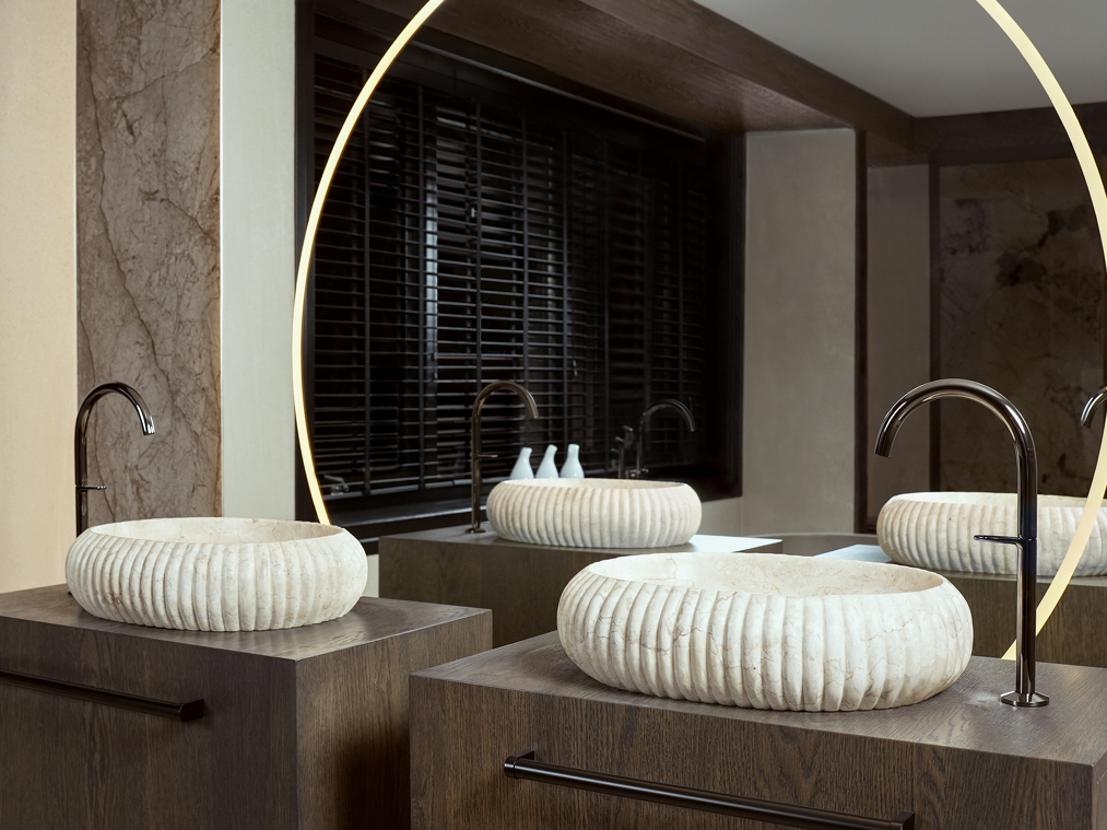 Loutro Bathroomware Waskom Agora Ovaal | Marmer | 2 Maten