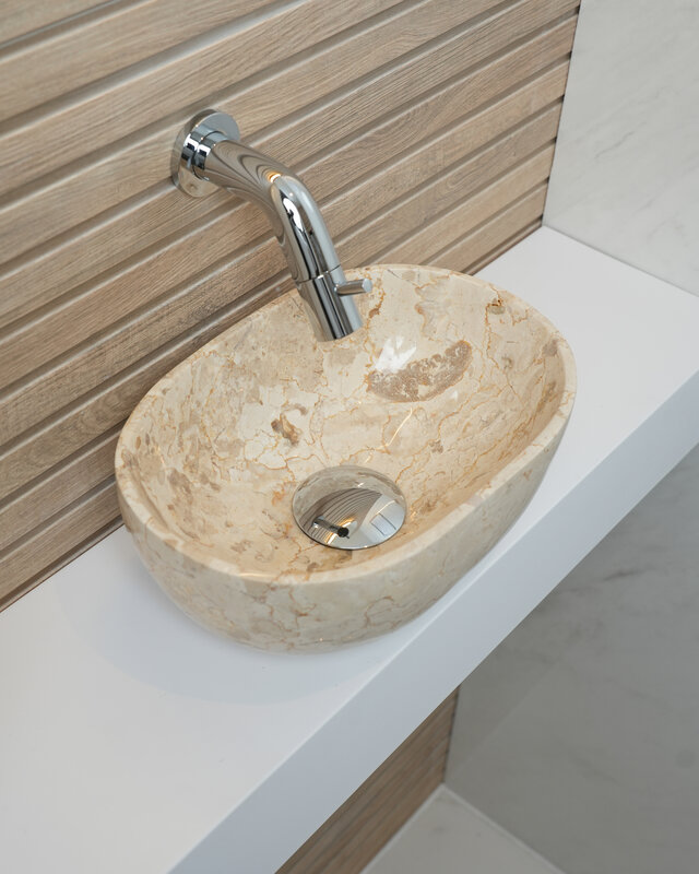 Loutro Bathroomware Waskom Elleni Mini | 3 Kleuren | B30xD20xH12 cm