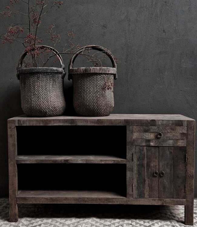 Luksa Home Collection Dressoir Boran | Antique Grey | H80 x B140 x D45 cm