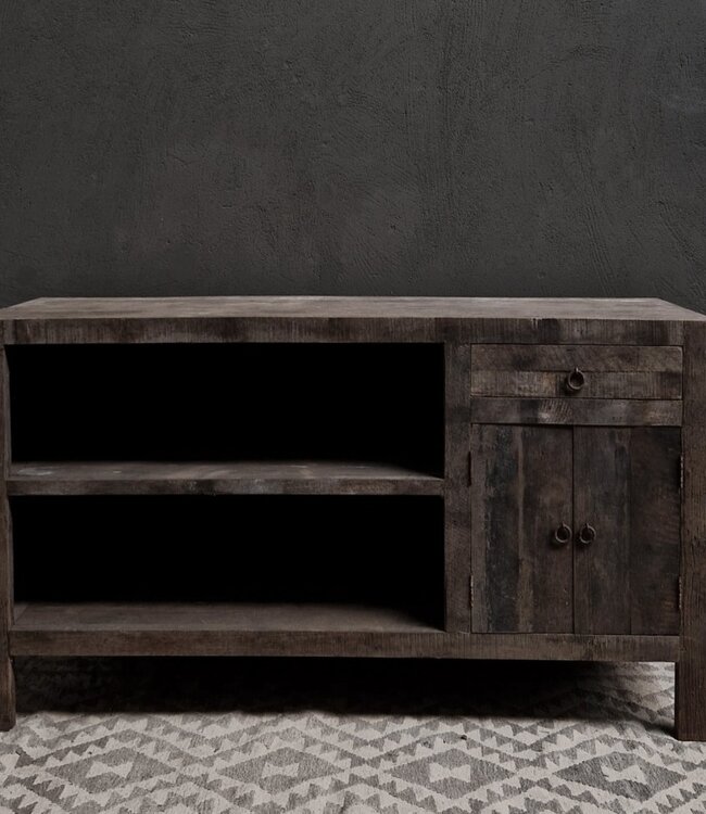 Luksa Home Collection Dressoir Boran | Antique Grey | H80 x B140 x D45 cm