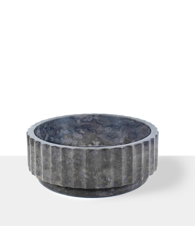 Loutro Bathroomware Waskom Odyssee | Marmer | 3 Kleuren | H15xØ40 cm