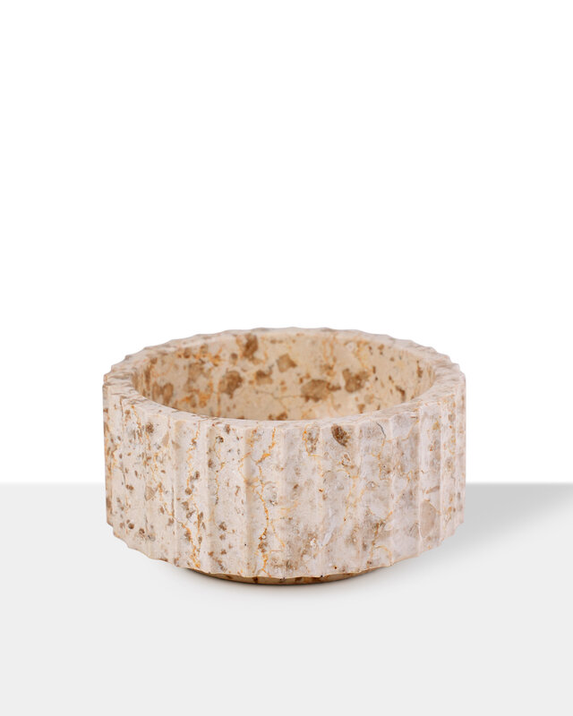 Loutro Bathroomware Waskom Odyssee | Marmer | 3 Kleuren | H15xØ40 cm
