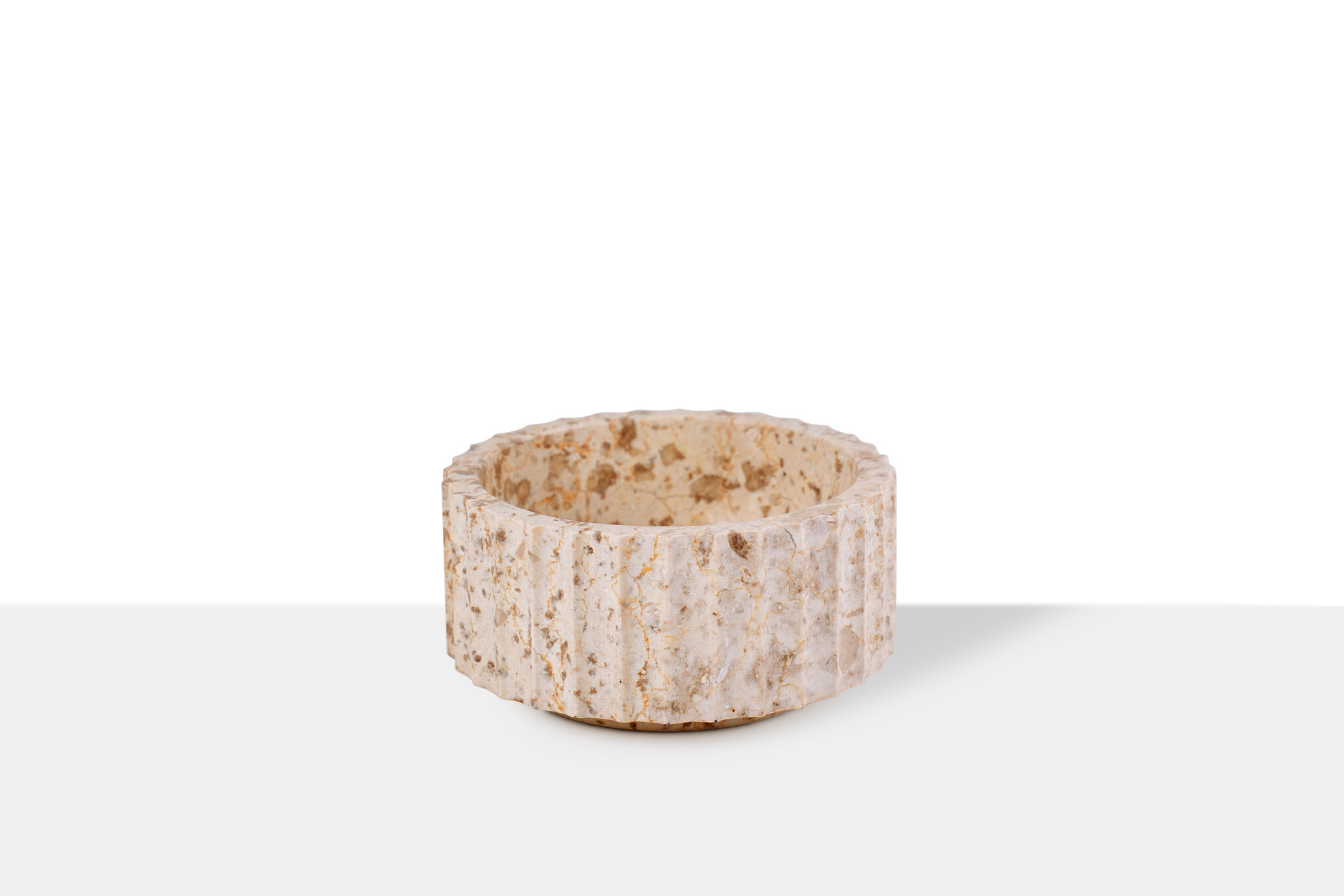 Loutro Bathroomware Waskom Odyssee | Marmer | 3 Kleuren | H15xØ40 cm