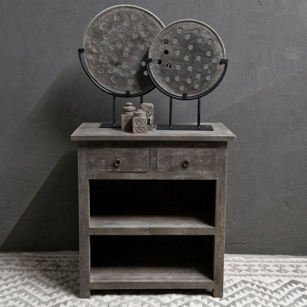 Luksa Home Collection Dressoir Dana | Antique Grey | H85 x B80 x D40 cm